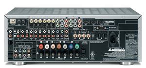 CP 65 - Black - Complete 5.1 Surround Sound System (AVR347 / DVD48 / HKTS18) - Back